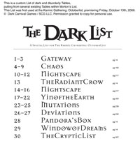 The Crystal List