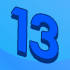 13